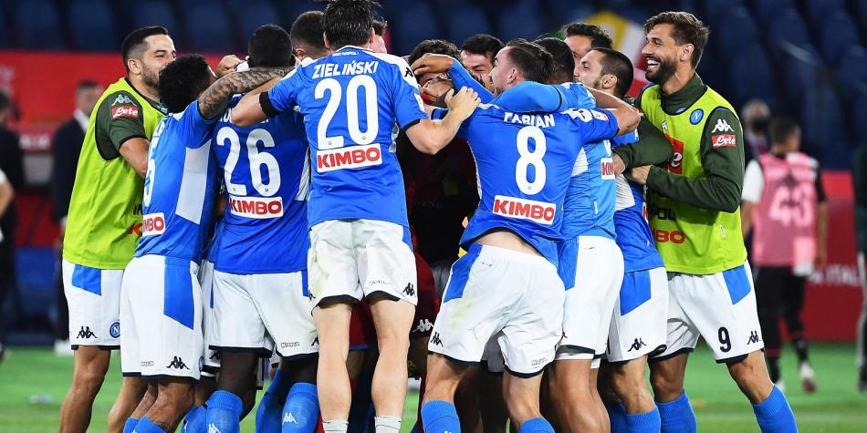 Napoli campeón de Copa Italia