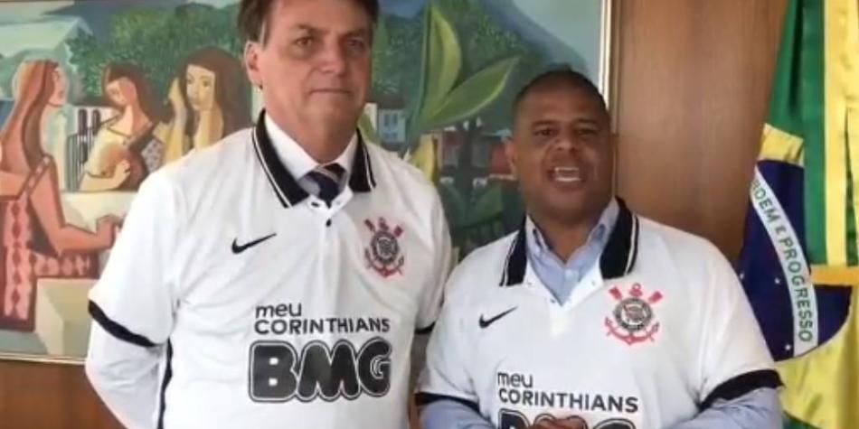 Marcelinho y Bolsonaro