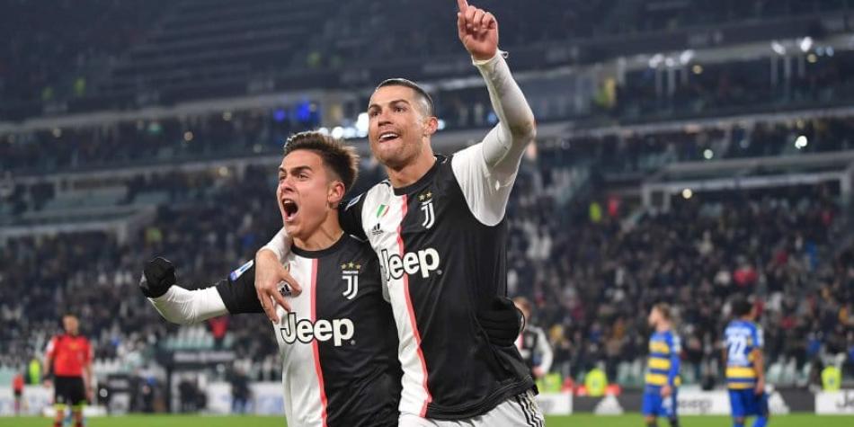 Cristiano Ronaldo y Paulo Dybala