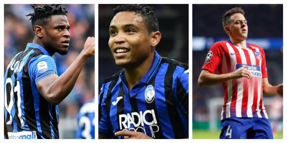 Duván Zapata, Luis Muriel, Santiago Arias