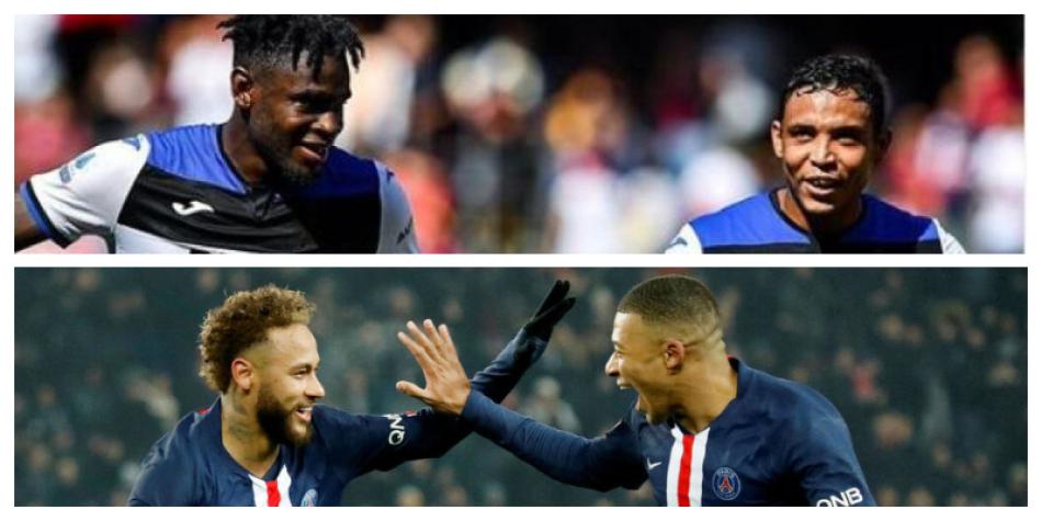 Duván Zapata - Luis Muriel vs. Neymar - Mbappé