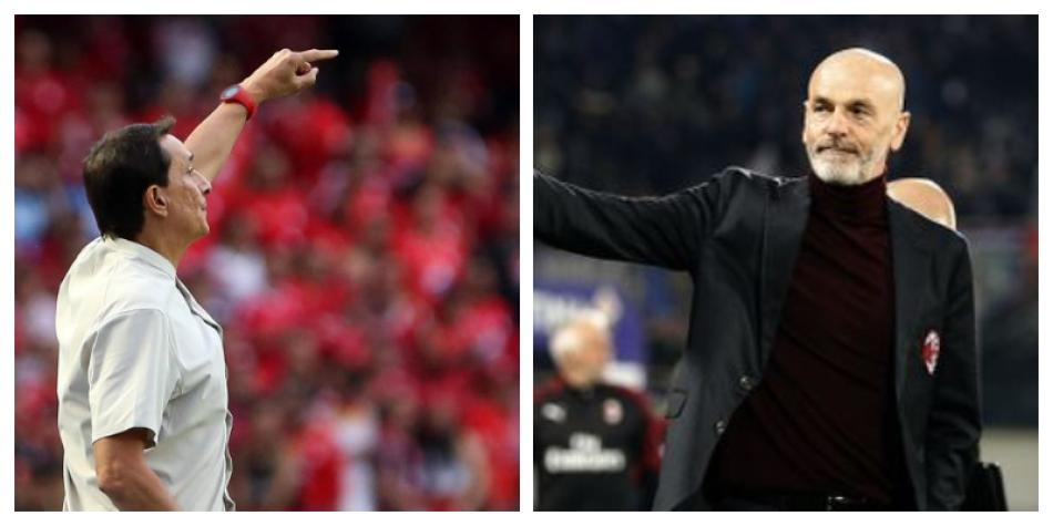 Alexandre Guimarães y Stefano Pioli.