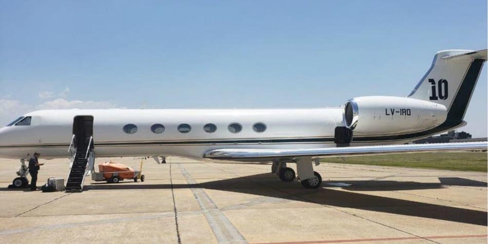 Avión de Messi