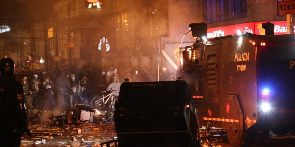 Protestas en Bogotá
