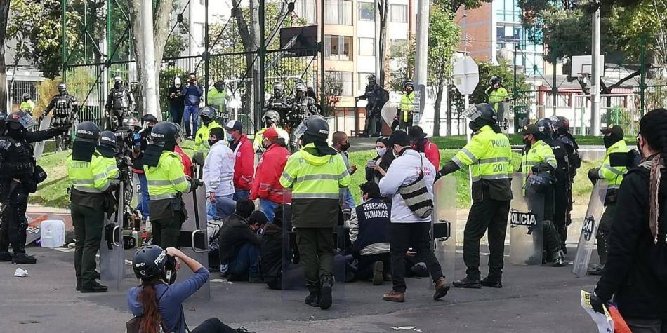 Disturbios Bogotá
