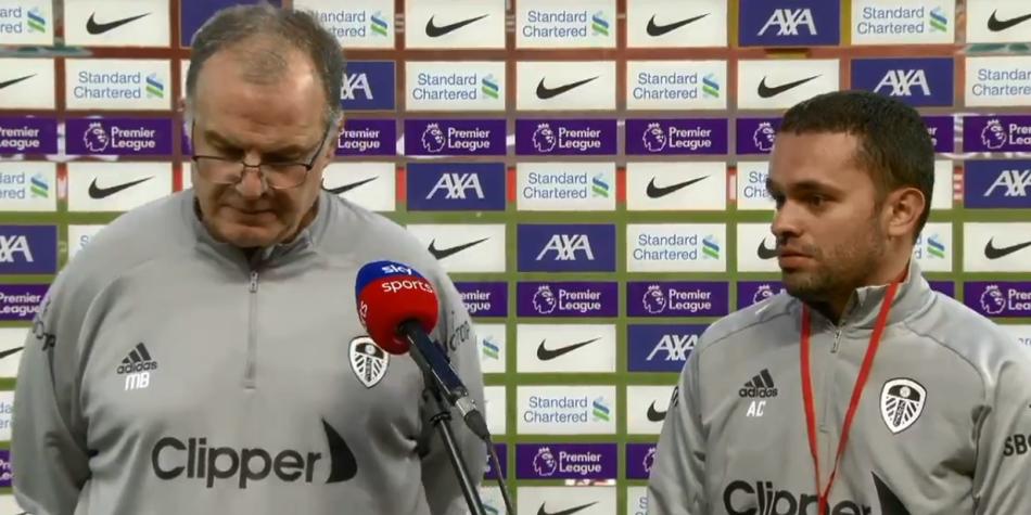 Bielsa y su traductor
