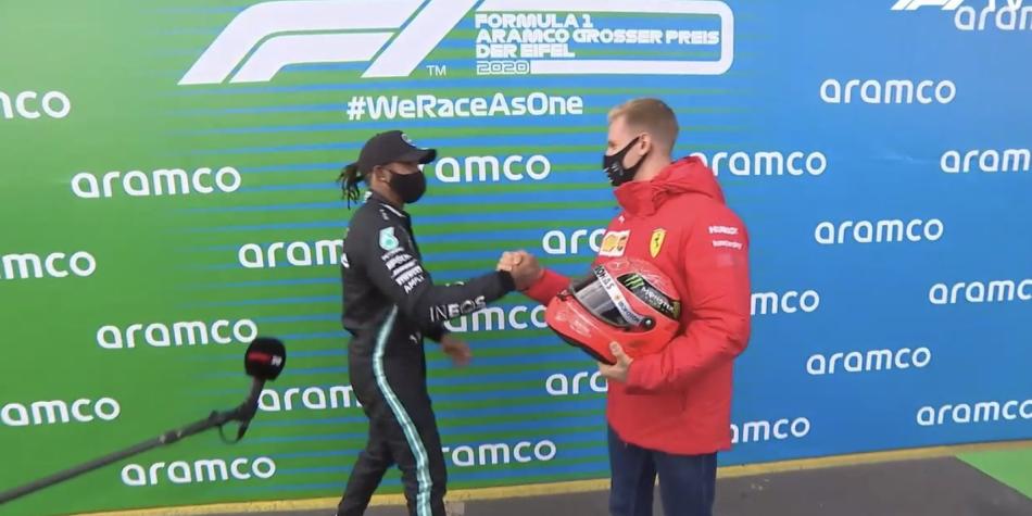 Lewis Hamilton y Mick Schumacher