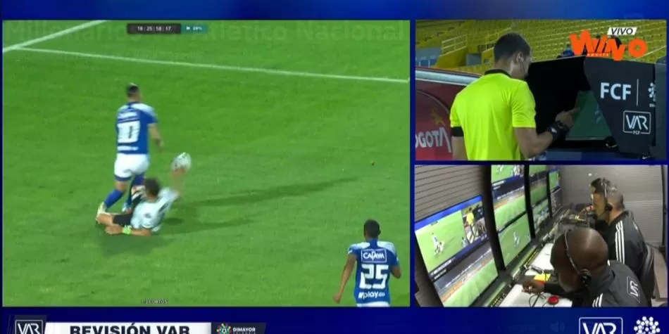 VAR Millonarios-Nacional