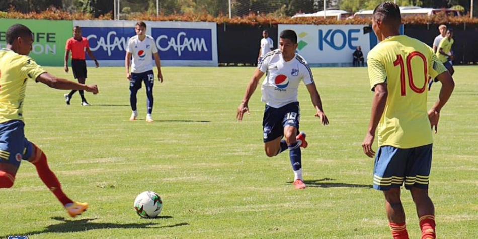 Millonarios vs Colombia sub 20