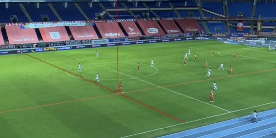Gol anulado a América de Cali