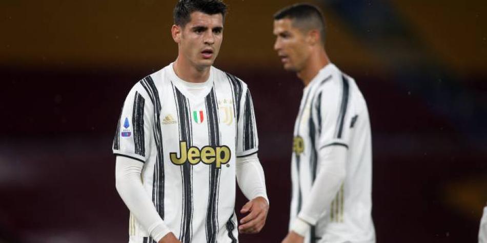 Cristiano Ronaldo y Álvaro Morata