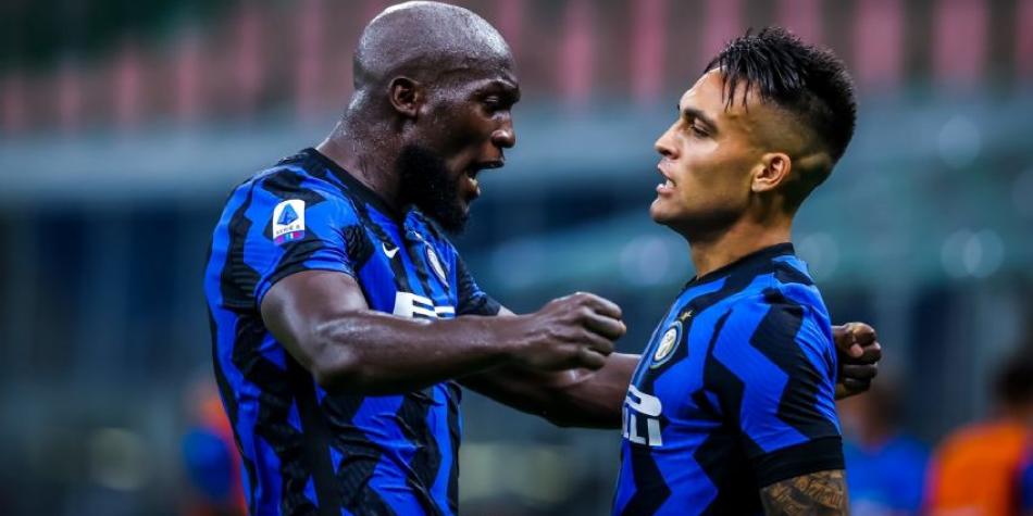 Lukaku y Lautaro Martínez