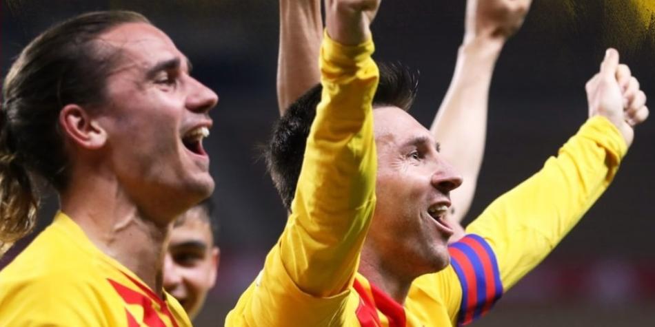 Griezmann y Messi
