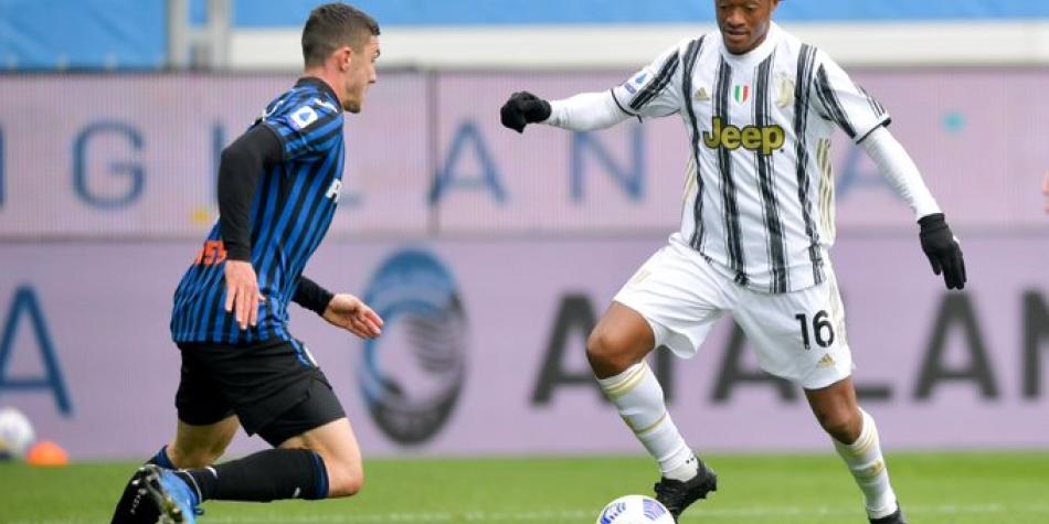Cuadrado, en Atalanta vs Juventus