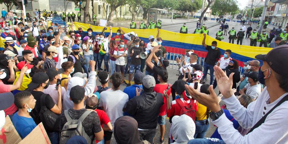 Protestas en Barranquilla