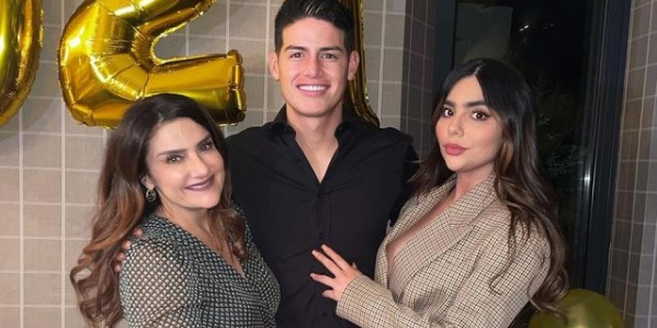 James Rodríguez, Pilar y Juana Valentina