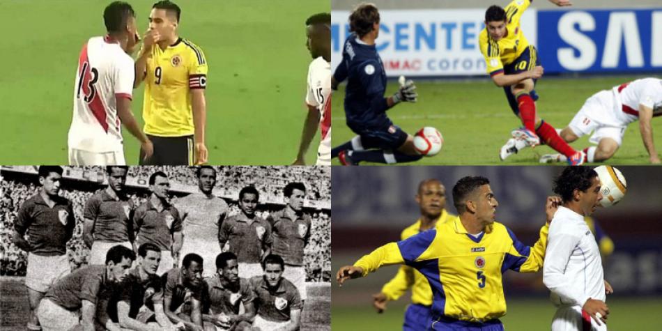 Perú vs Colombia histórico