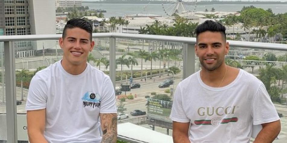 James Rodríguez y Falcao García