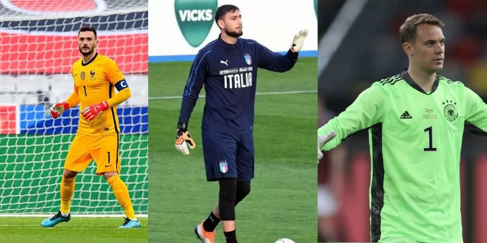 Lloris, Donnarumma y Neuer