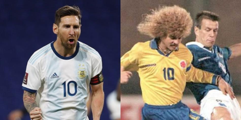 Messi y Valderrama