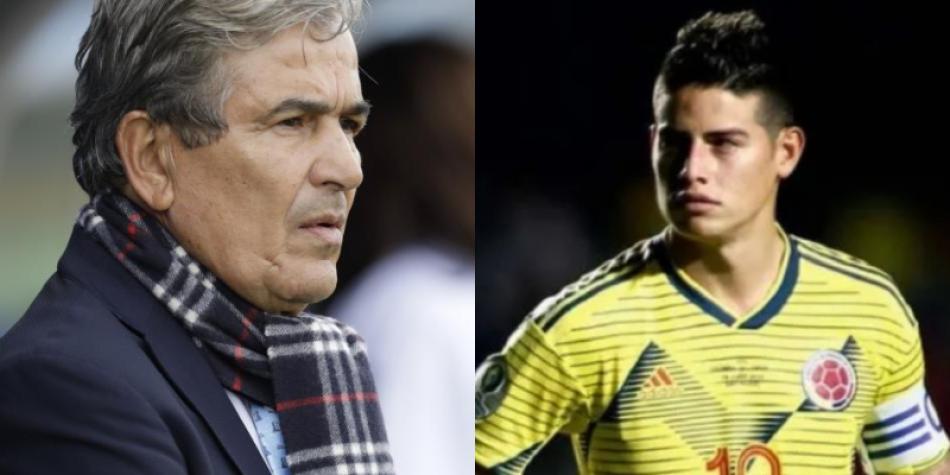 Jorge Luis Pinto y James Rodríguez