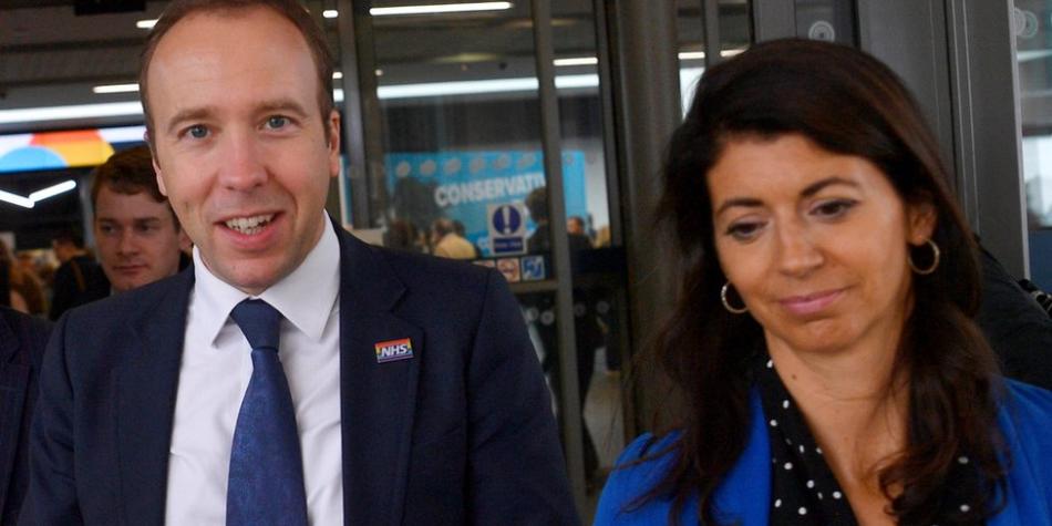BBC Mundo: Matt Hancock con Gina Coladangelo