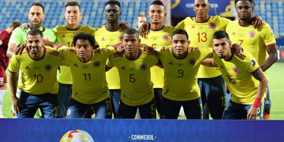 Jugadores de la selección colombia