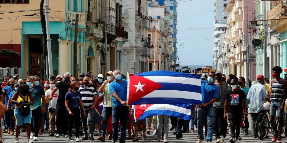 Cuba jornada de protestas | Rusia y Estados Unidos se pronuncian | Fuera  del Fútbol | Futbolred