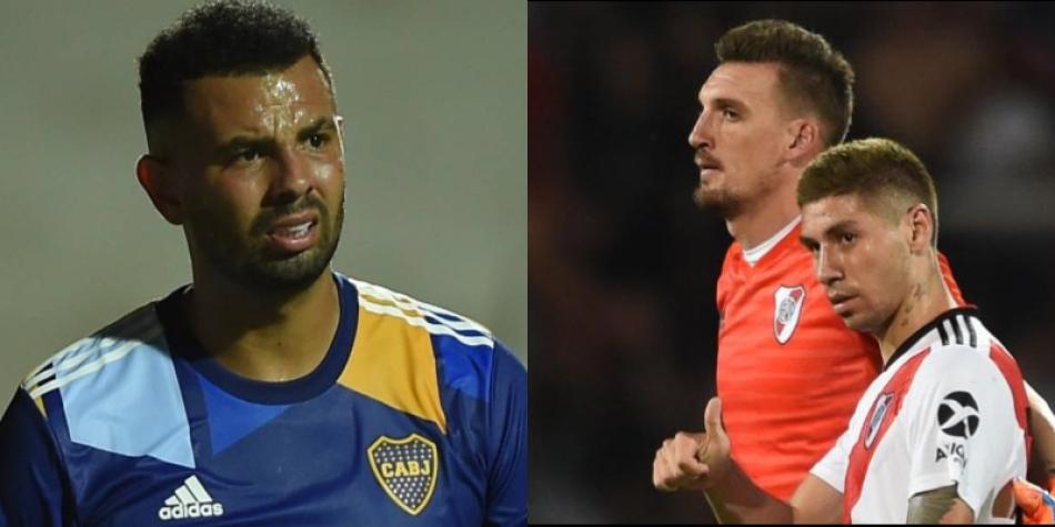 Edwin Cardona, Franco Armani y Gonzalo Montiel