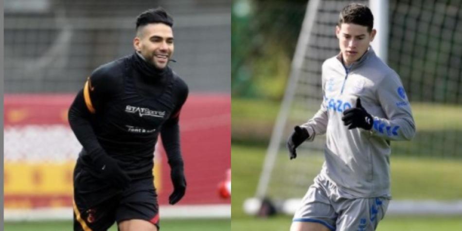 Falcao y James