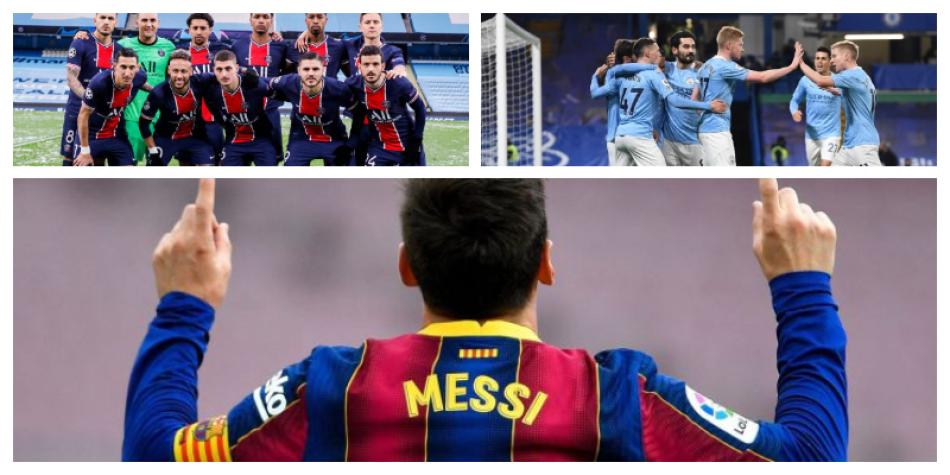 Messi, PSG, Manchester City