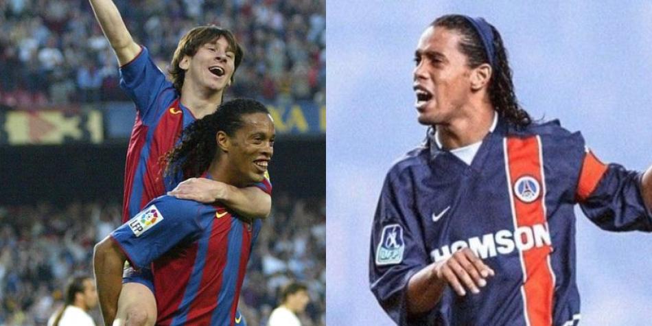 Lionel Messi y Ronaldinho