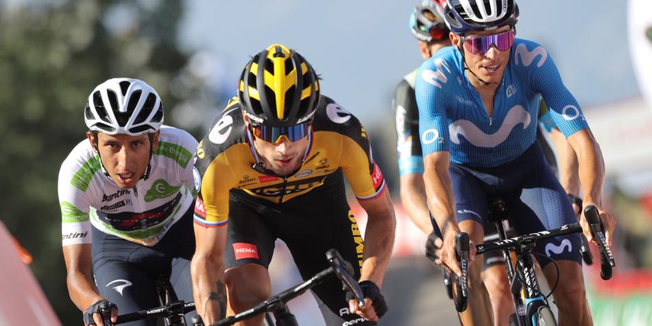 Egan, Roglic y Mas