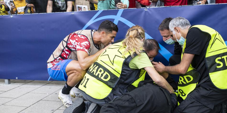 Cristiano Ronaldo incidente