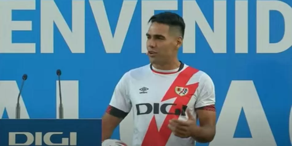 Falcao, jugador de Rayo Vallecano