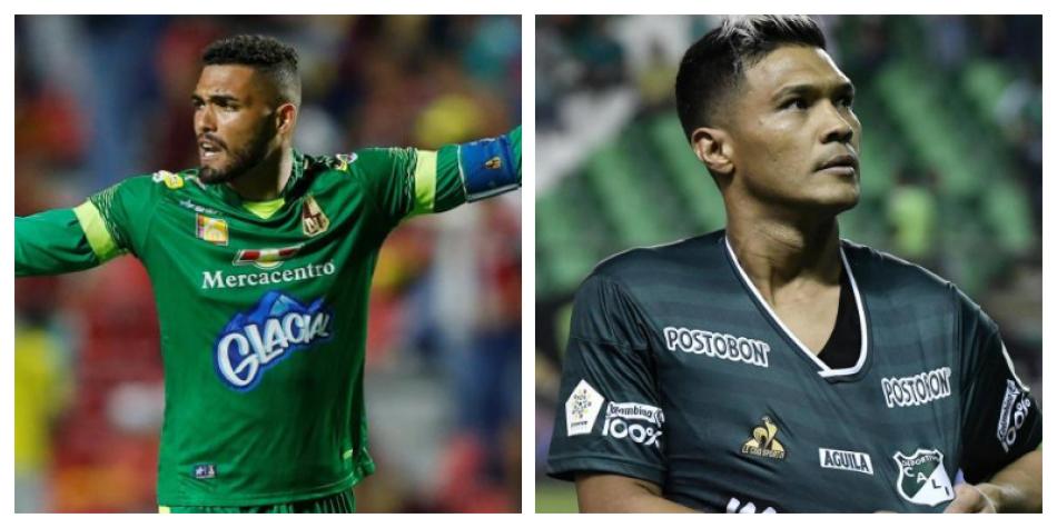 Álvaro Montero y Teófilo Gutiérrez