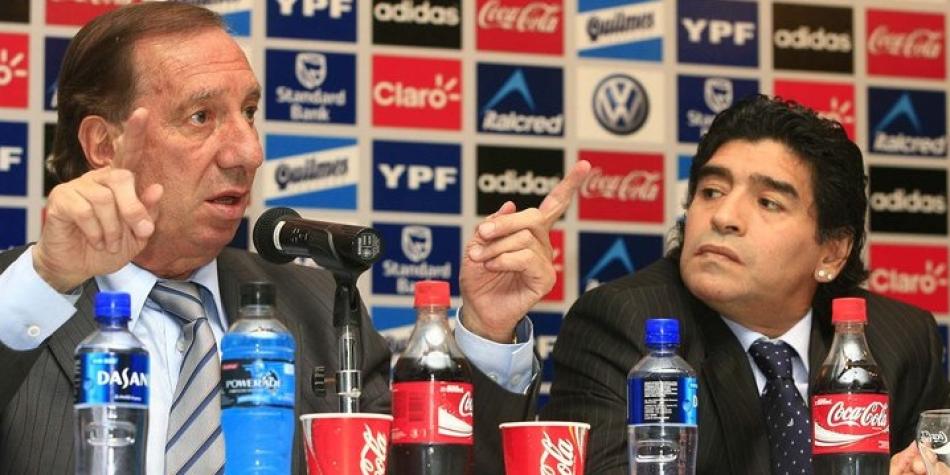 Carlos Bilardo y Diego Maradona