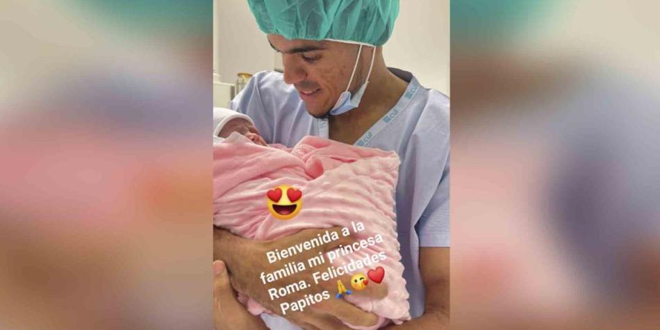 Luis Díaz es padre de Roma
