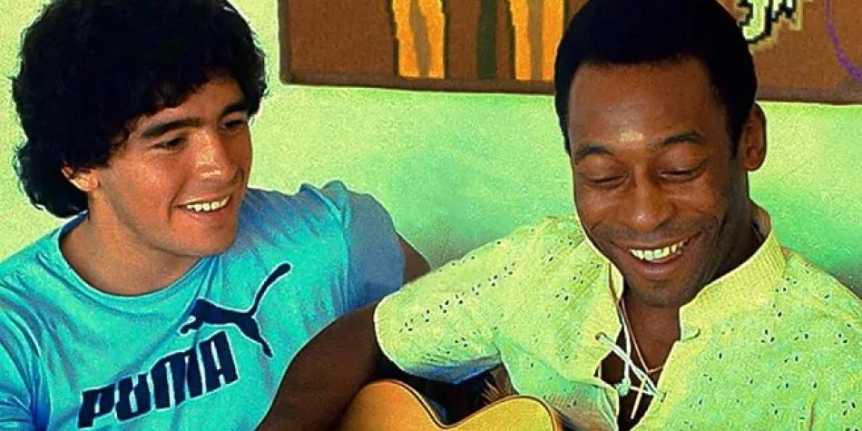 Maradona y Pelé