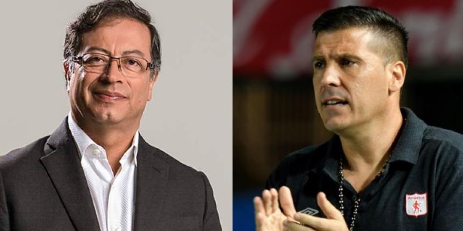 Gustavo Petro y Juan Cruz Real