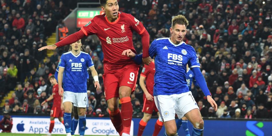 Roberto Firmino y Marc Albrighton