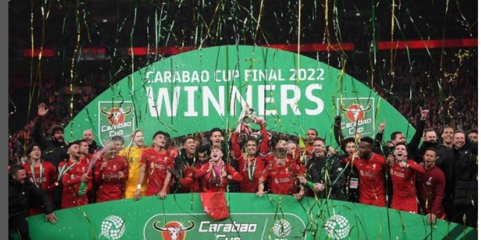 Luis Díaz, campeón con Liverpool