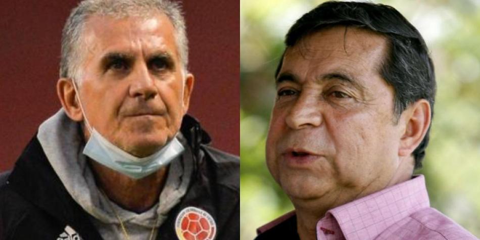 Carlos Queiroz y Álvaro González Alzate