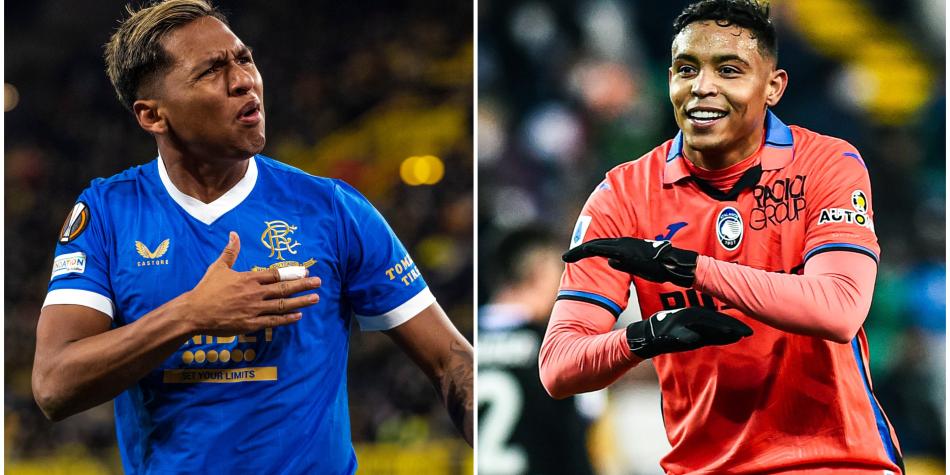 Alfredo Morelos y Luis Muriel