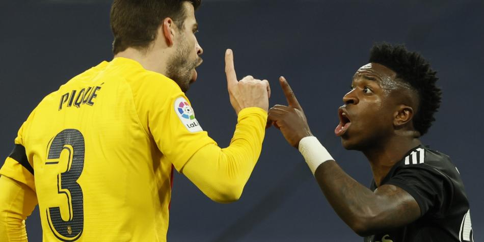 Gerard Piqué y Vinicius
