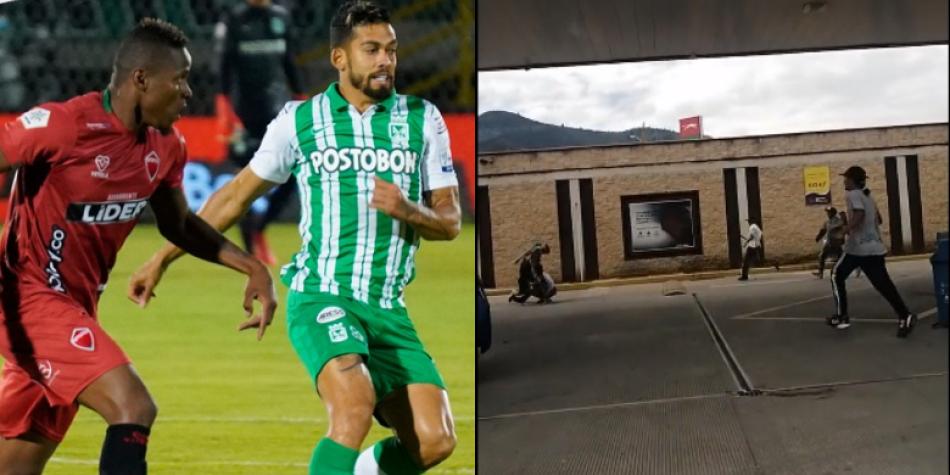 Nacional hinchas violentos
