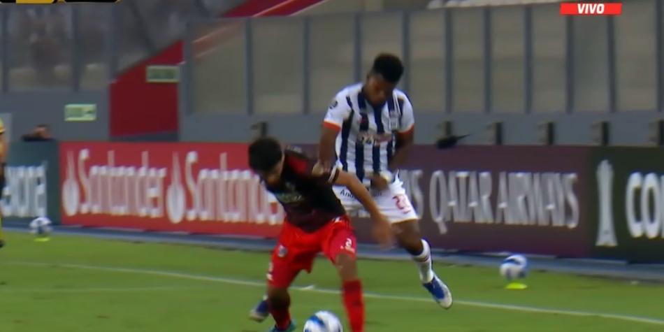 Lesión de Aldair a Rojas