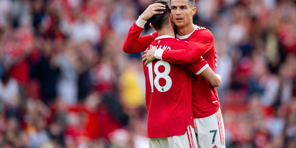 Cristiano Ronaldo y Bruno Fernandes