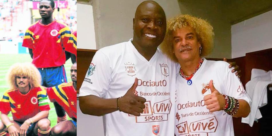 Carlos Valderrama y Freddy Rincón