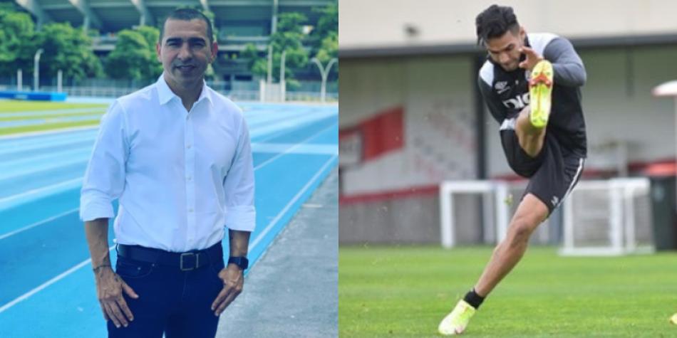 Falcao y Víctor Aristizábal
